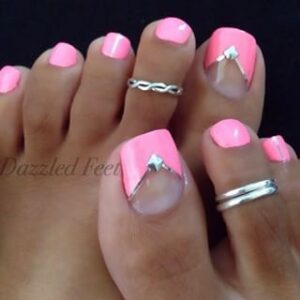 summer toe nail art
